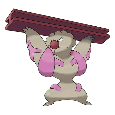 Ouvrifier #533 official artwork - fighting type Pokemon