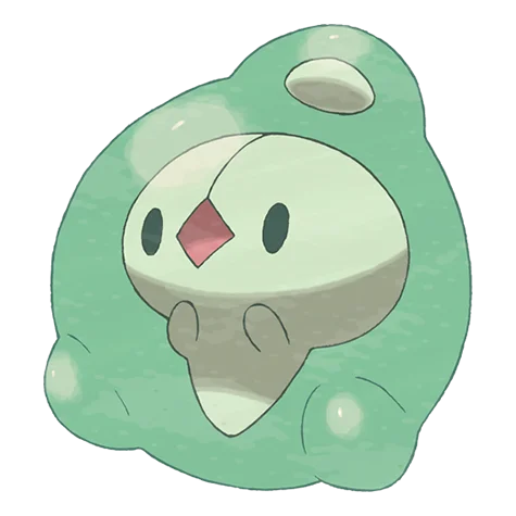 Duosion #578 official artwork - psychic type Pokemon