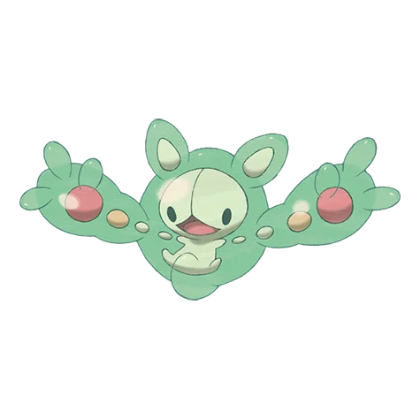 Reuniclus #579 official artwork - psychic type Pokemon