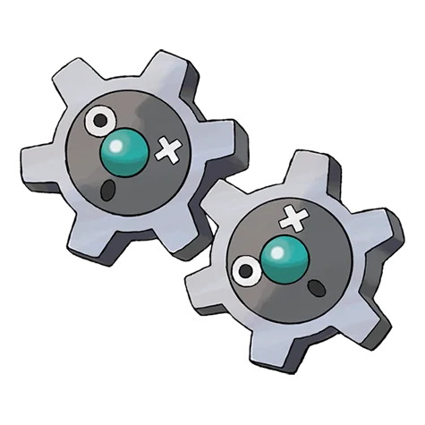 Klink #599 official artwork - steel type Pokemon