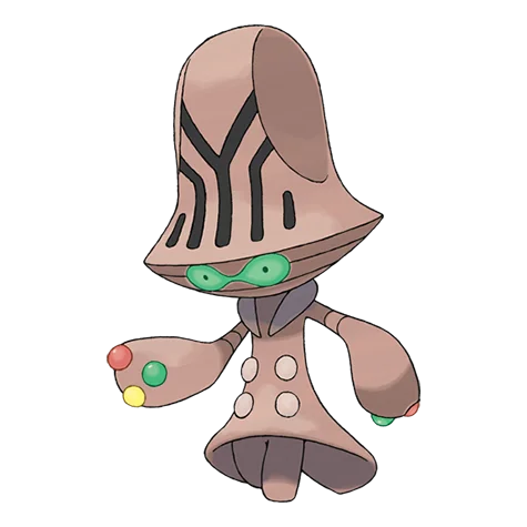 Beheeyem #606 official artwork - psychic type Pokemon