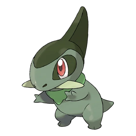 Axew #610 official artwork - dragon type Pokemon