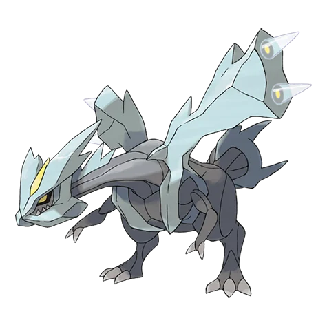 큐레무 #646 official artwork - dragon/ice type Pokemon