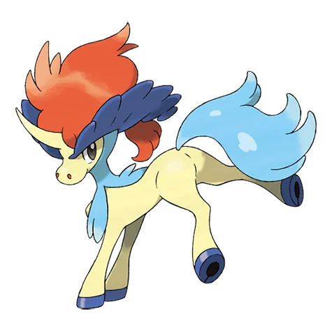 Keldeo #647 official artwork - water/fighting type Pokemon