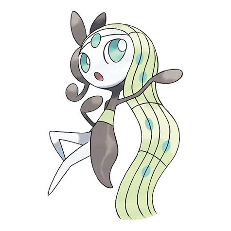 Meloetta - normal, psychic type Pokémon #648