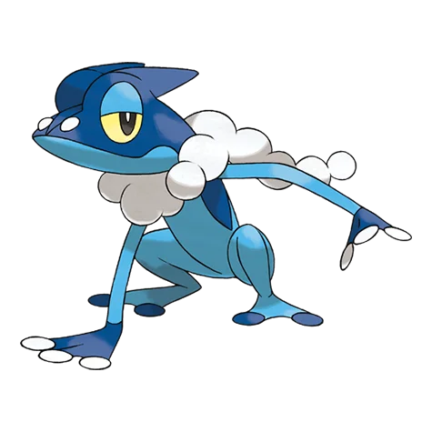 Frogadier - water type Pokémon #657