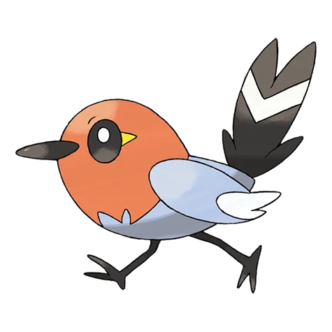 Fletchling - normal, flying type Pokémon #661
