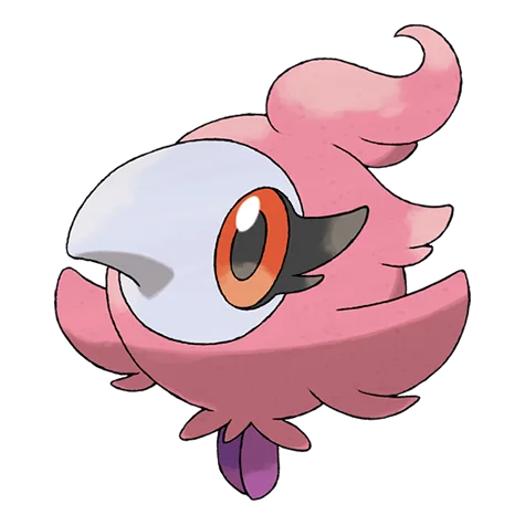 Spritzee #682 official artwork - fairy type Pokemon