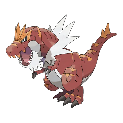 Monargoras #697 official artwork - rock/dragon type Pokemon