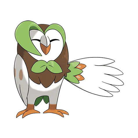 Dartrix - grass, flying type Pokémon #723