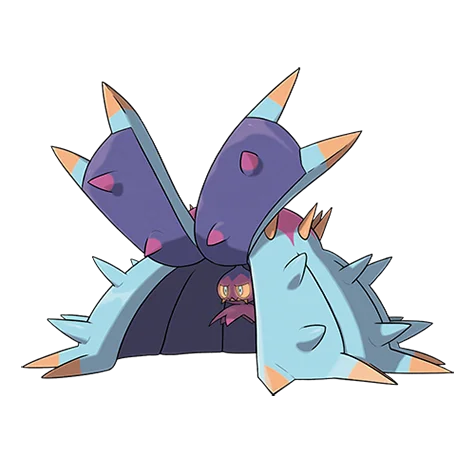 Toxapex - poison, water type Pokémon #748