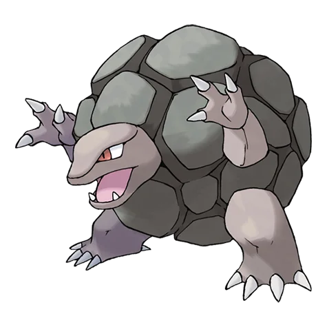 Golem - rock, ground type Pokémon #076