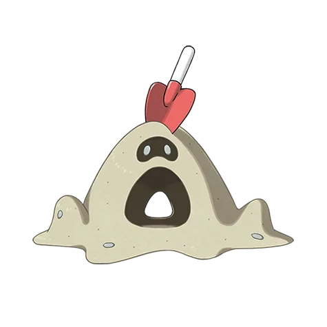 Sandygast - ghost, ground type Pokémon #769
