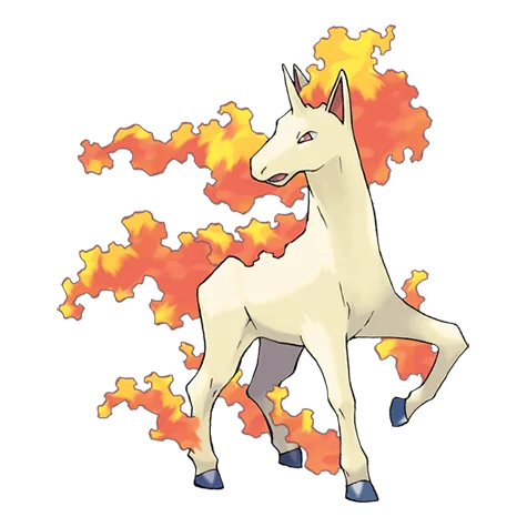 Rapidash - fire type Pokémon #078