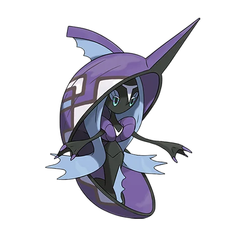 卡璞・鳍鳍 #788 official artwork - water/fairy type Pokemon