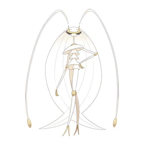 Pheromosa #795 official artwork - bug/fighting type Pokemon