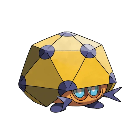 Keradar #825 official artwork - bug/psychic type Pokemon