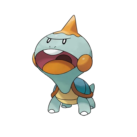 カムカメ #833 official artwork - water type Pokemon