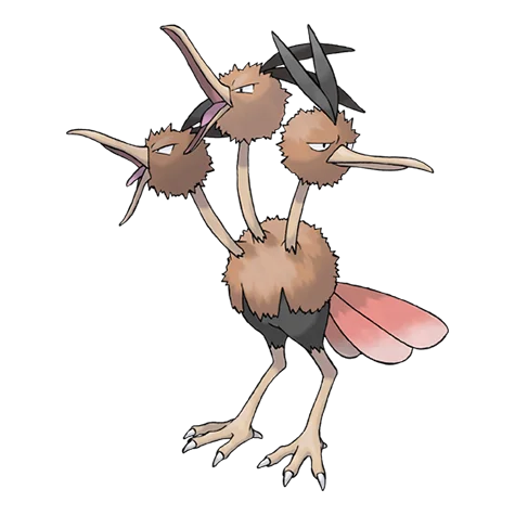 Dodrio - normal, flying type Pokémon #085