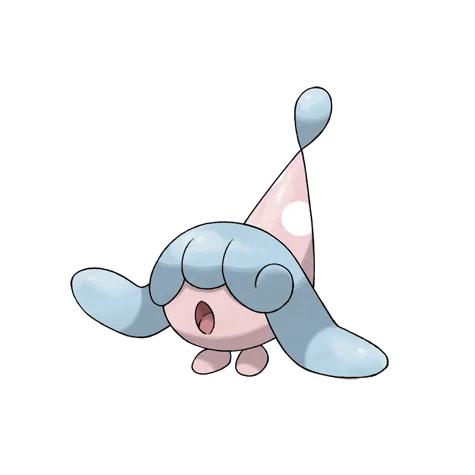 迷布莉姆 #856 official artwork - psychic type Pokemon