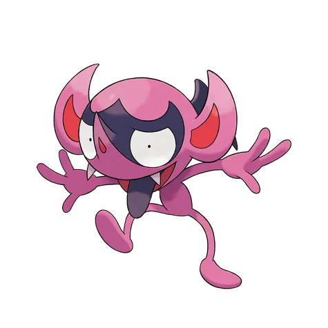 搗蛋小妖 #859 official artwork - dark/fairy type Pokemon