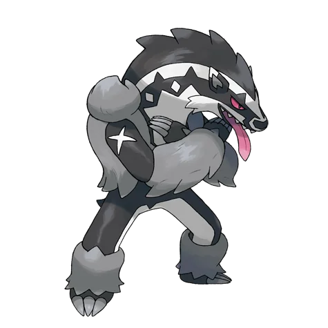 Ixon #862 official artwork - dark/normal type Pokemon