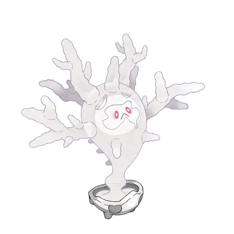 魔靈珊瑚 #864 official artwork - ghost type Pokemon