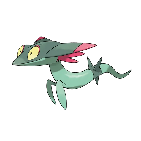 多龍梅西亞 #885 official artwork - dragon/ghost type Pokemon