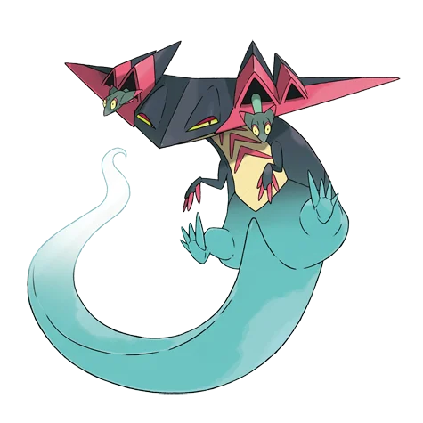 Dragapult #887 official artwork - dragon/ghost type Pokemon