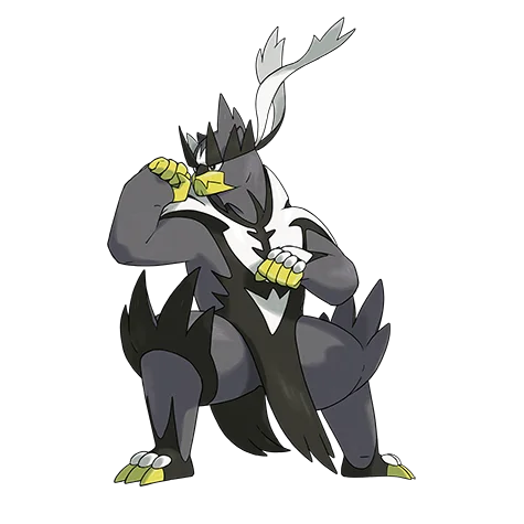 Urshifu #892 official artwork - fighting/dark type Pokemon