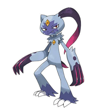 大狃拉 #903 official artwork - fighting/poison type Pokemon