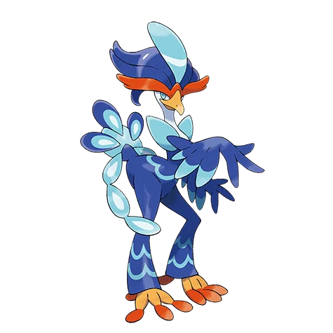 Bailonda #914 official artwork - water/fighting type Pokemon