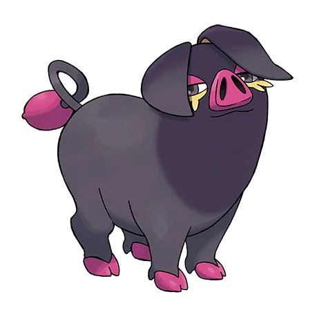 飘香豚 #916 official artwork - normal type Pokemon