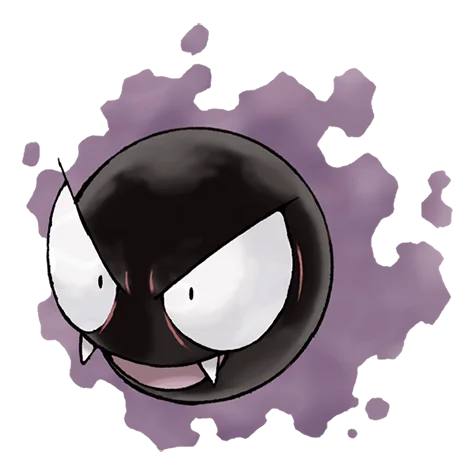 Gastly - ghost, poison type Pokémon #092