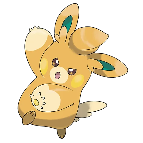 Pawmo #922 official artwork - electric/fighting type Pokemon