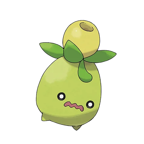 미니브 #928 official artwork - grass/normal type Pokemon