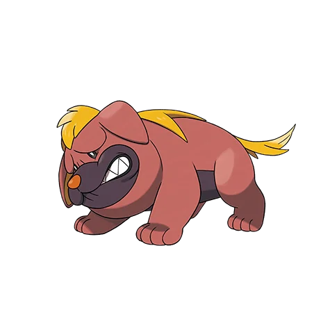 Mobtiff #942 official artwork - dark type Pokemon