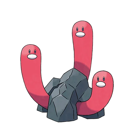 三海地鼠 #961 official artwork - water type Pokemon