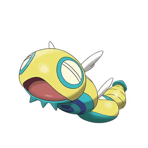 Dudunsparce #982 official artwork - normal type Pokemon