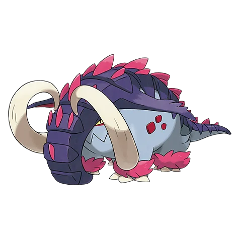 Grandizanne #984 official artwork - ground/fighting type Pokemon