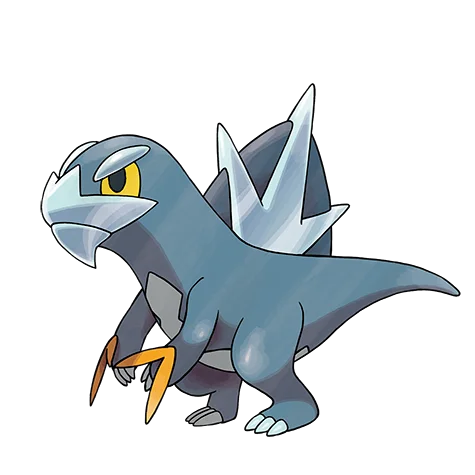 드니꽁 #997 official artwork - dragon/ice type Pokemon